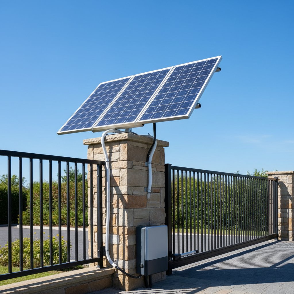 Gate safety sensors installation